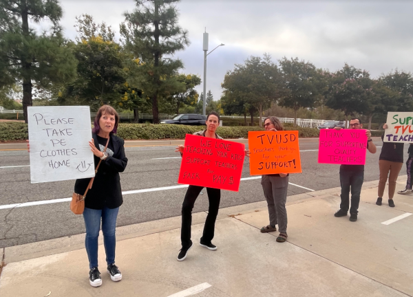 TMS Teachers Protest For Fair Pay